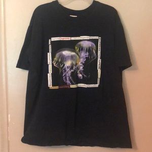 SUPREME Navy Blue Jellyfish shirt. Men’s Medium